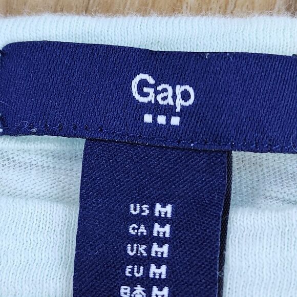 ☔️🍑Gap Mint Green Lightweight Long Sleeve Top Medium - Picture 7 of 10